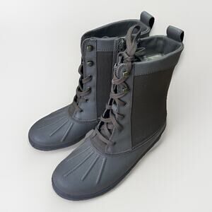 Clarks Carima Luna Boots Womens 6.5 Brown Waterproof Fur Lined Winter Zip Lace